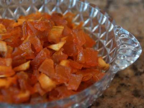 Candied Zucchini Fruit Snacks (dehydrated/dehydrator) Recipe by