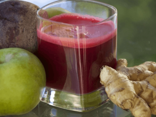 Carrot Apple Ginger and Beet Juice