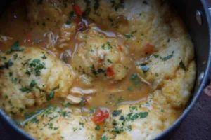 Chicken & Dumplings with Tomatoes 22